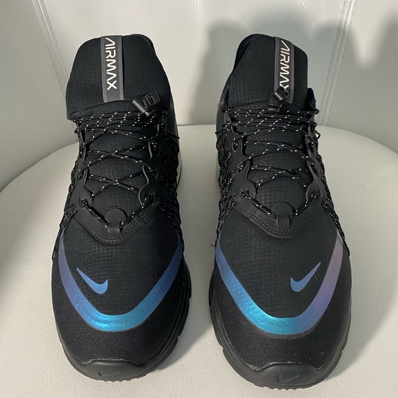 Nike Air Max Sequent 4 Utility Throwback Future Sneaker Black Blue Mens size 10 - Picture 2 of 7